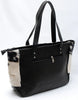 black white cowhide purse hair on hide leather handbag