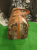 cowhide travel duffel bag real leather overnight