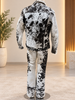 Cowhide Pants for Men with Hair-On Hide Jacket Set