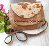 cowhide sling bag women real leather crossbody purse