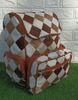 Cowhide patchwork backpack for travel and daily use 5