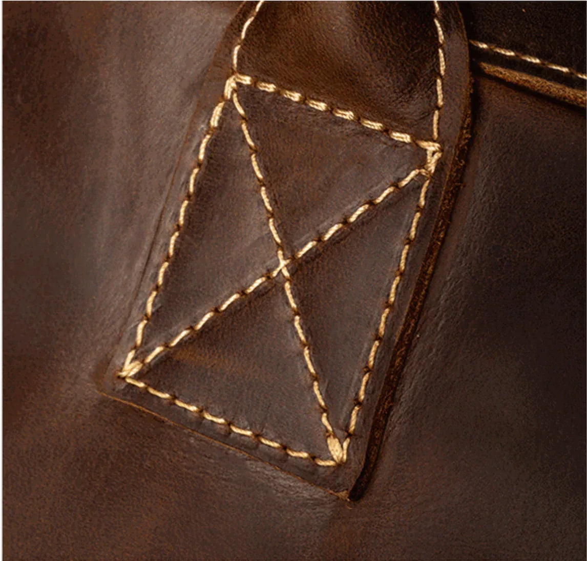 Men’s Slim Leather Briefcase Brown Laptop Document Bag