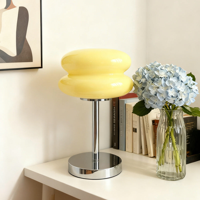 Cream bauhaus glass table lamp modern 1 110V-120V For US CA