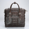 Men’s Crocodile Briefcase for Business Travel and Laptop Storage