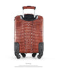 Crocodile Leather Trolley Suitcase for Business & Travel