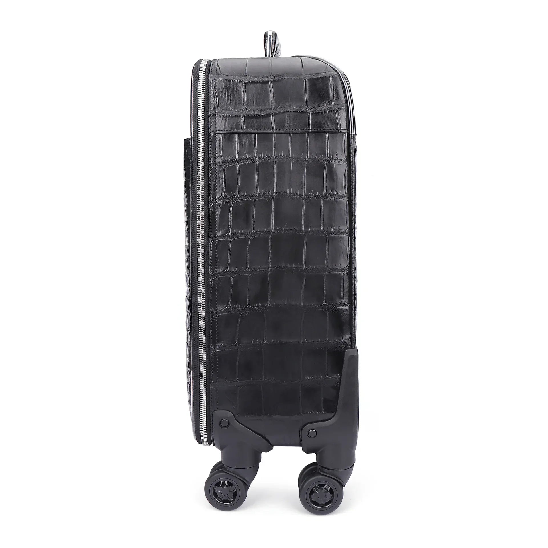 Premium Real Crocodile Leather Trolley Suitcase for Men