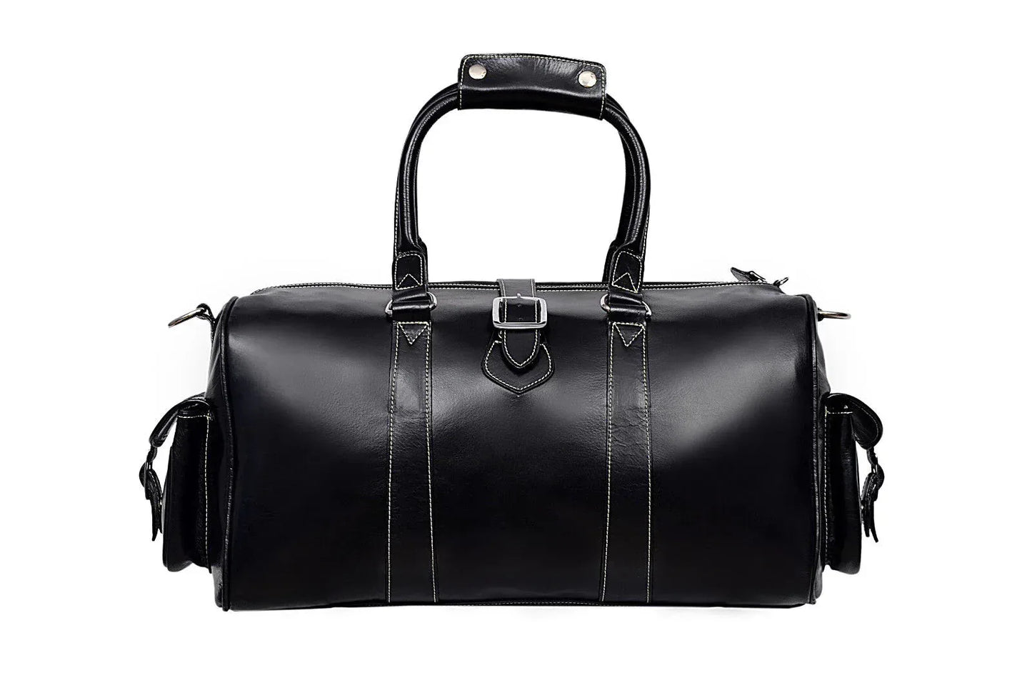 custom leather duffel bag genuine cowhide leather travel bag mens