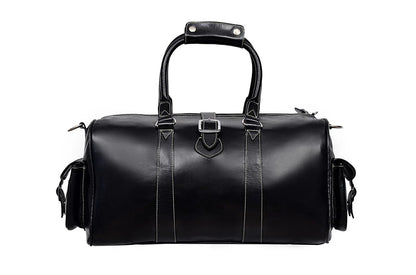 custom leather duffel bag genuine cowhide leather travel bag mens