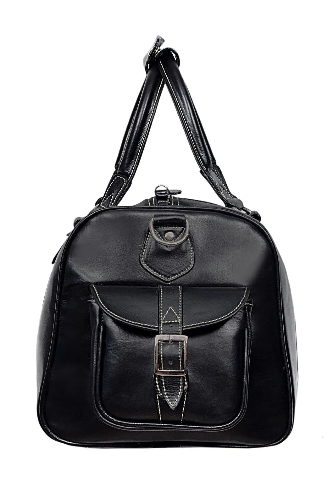 custom leather duffel bag genuine cowhide leather travel bag mens