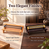 Bamboo Incense Stick Holder with Removable Metal Mesh Ash Tray