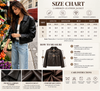 Lambskin Leather Jacket for Women Cropped Oil-Waxed Lapel Style