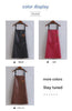 faux leather apron waterproof kitchen work wear