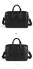 Men’s leather multi-layer office briefcase