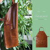 Top Grain Leather Chef Apron with Pockets