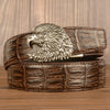 Men’s Full Grain Leather Belt with Eagle Buckle