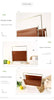 Nordic leather and iron sling magazine rack