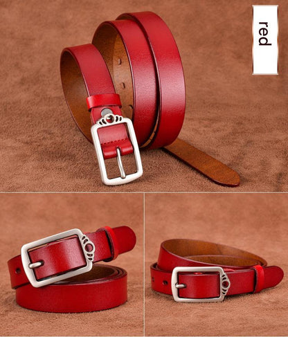 women’s genuine leather retro belt 3 105 cm