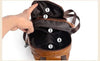 Real Leather Retro Mini Backpack