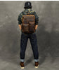 Dark Brown Crazy Horse Leather Backpack