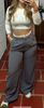 Women Wide Leg Suit Pants