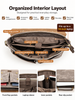 Canvas Briefcase Laptop Bag for Men with 14 Inch Sleeve