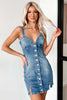 Midi Denim Shirt Dress Womens | Casual Denim Outfit