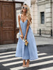 Overall Dress With Pockets | Denim Casual Outfit