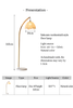 Retro Wabi-Sabi Handmade Bamboo Floor Lamp