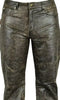 Mens Distressed Leather Pants Real Leather Trousers Men