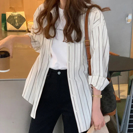 oversized drop shoulder shirt women