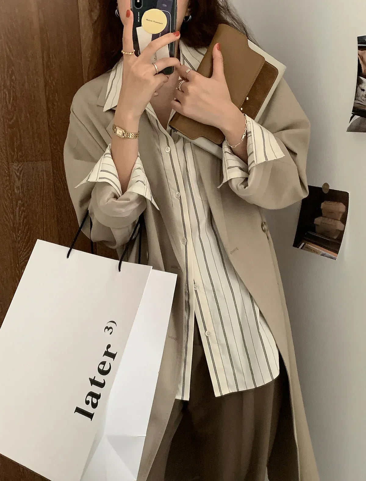 oversized drop shoulder shirt women