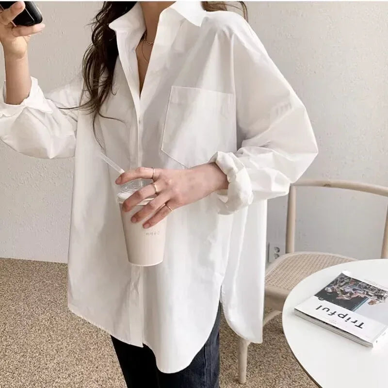 Casual Drop Shoulder Shirt For Women