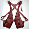 Medieval steampunk shoulder holster wallet harness pu leather 2
