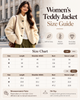 Women's Shearling Jacket with Stand Collar Short Winter Style