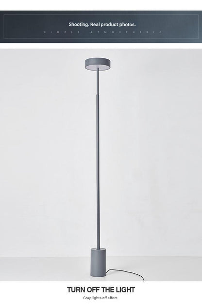 Nordic minimalist column led standing floor lamp