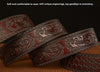Men Western Anchor Buckle Leather Belt