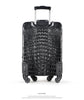 Crocodile Leather Trolley Suitcase for Business & Travel