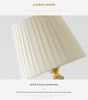Touch control ceramic scandinavian table lamp