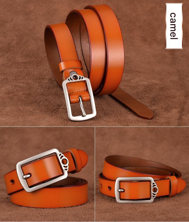 women’s genuine leather retro belt 2 105 cm