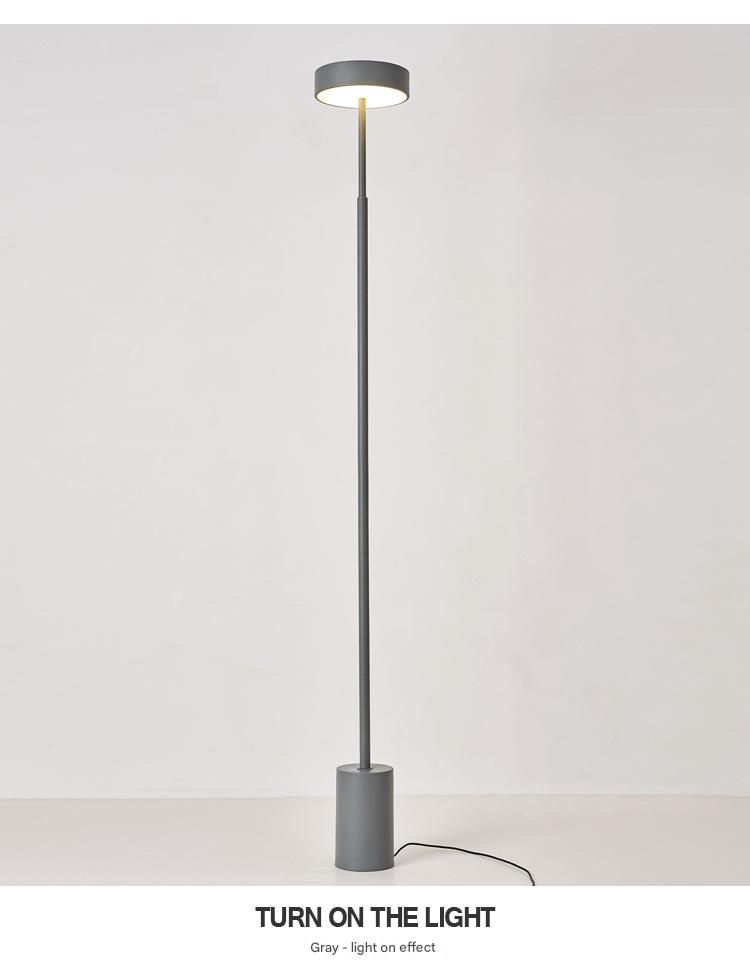 Nordic minimalist column led standing floor lamp