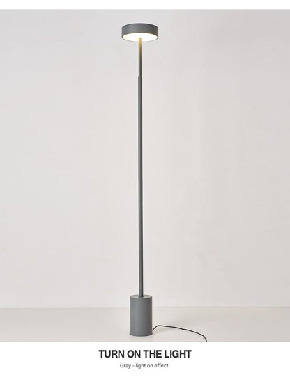 Nordic minimalist column led standing floor lamp