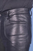 Men's Genuine Leather Motorcycle Pants Trouser