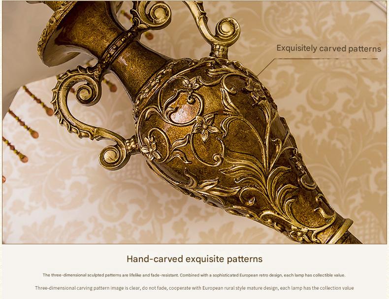 Scandinavian retro table lamp for bedroom