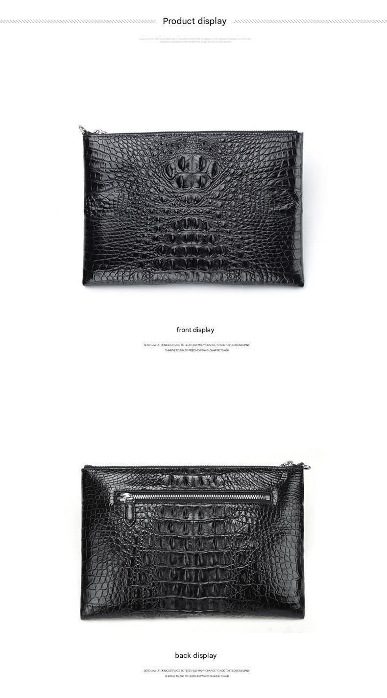 Men’s Crocodile Leather Clutch Bag