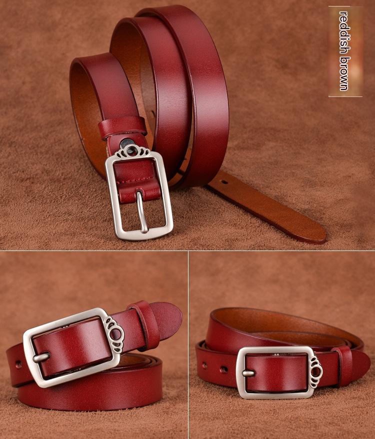 women’s genuine leather retro belt 1 105 cm