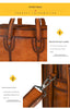 Men’s leather multi-layer office briefcase