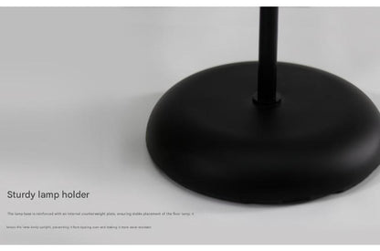 Nordic rice paper column floor lamp 2 light