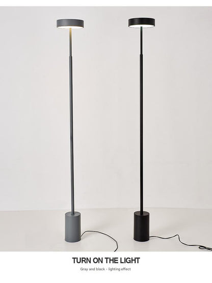 Nordic minimalist column led standing floor lamp