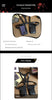 Men's dual pouch shoulder holster bag pu leather harness