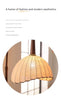 retro wood floor lamp with side shelf lighting